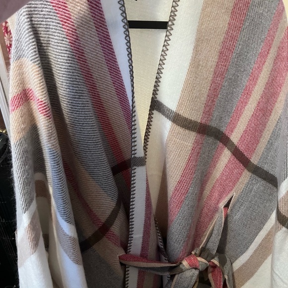 Torrid Belted Ruana Plaid-Multi Color O/S - Picture 8 of 8